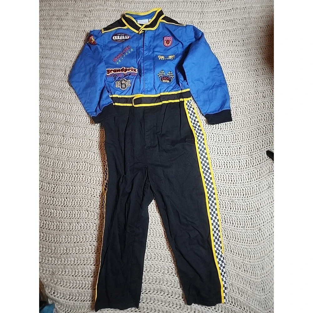 Sonoma lifestyle Race Suit Race Car Driver Size 5-6 One Pc Zip-up